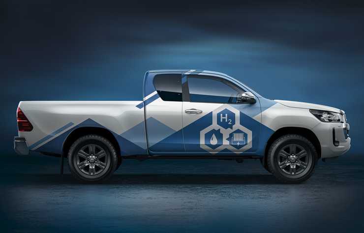 prototype pick-up Toyota Hilux à hydrogène