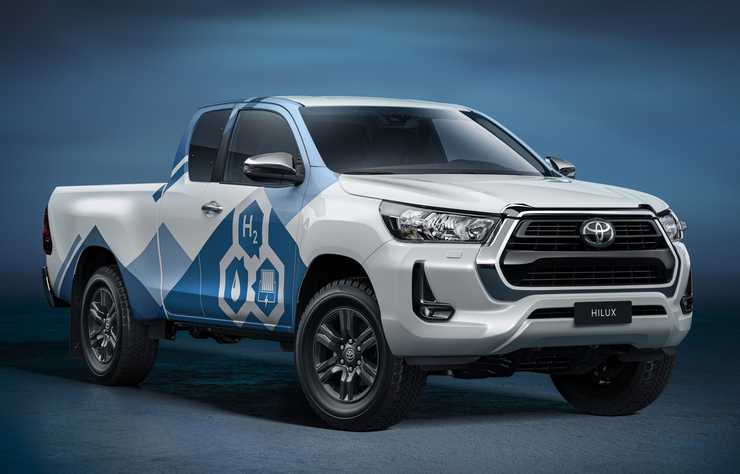 prototype pick-up Toyota Hilux à hydrogène