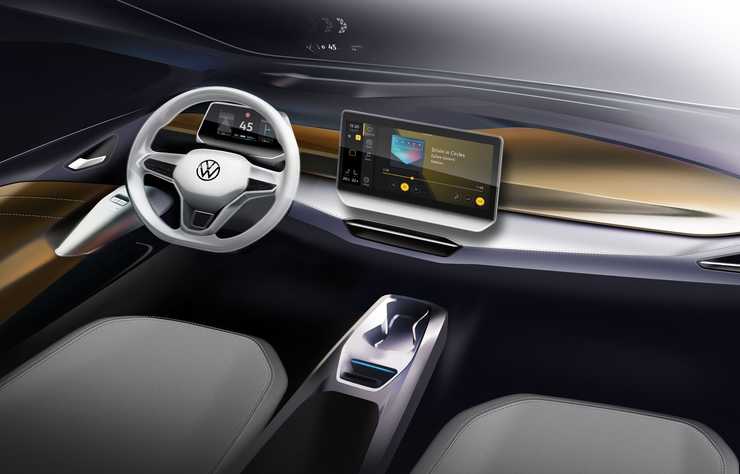 esquisse Volkswagen ID.3 restylée