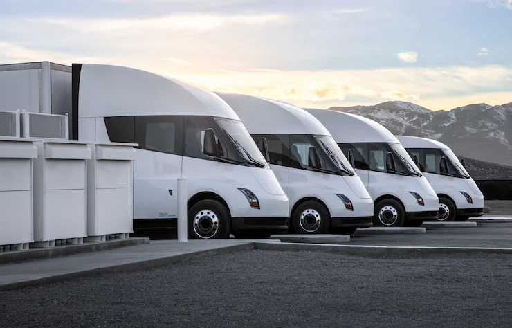 Poids lourd électrique Tesla Semi