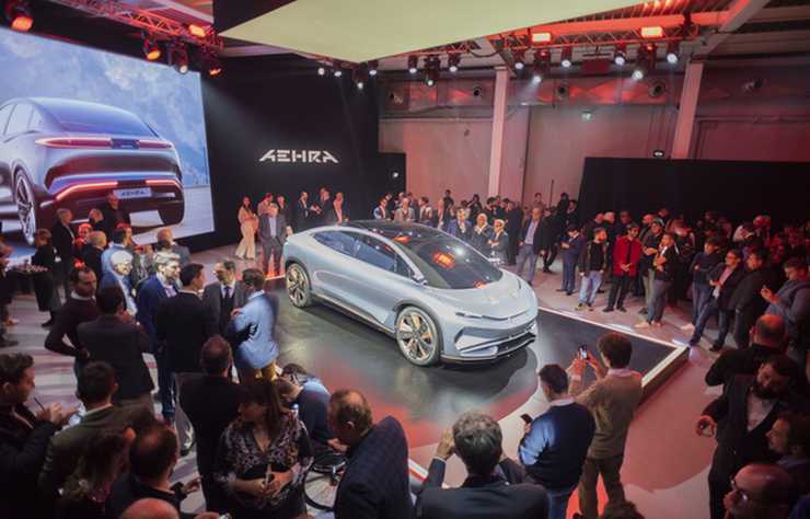 maquette SUV Aehra électrique