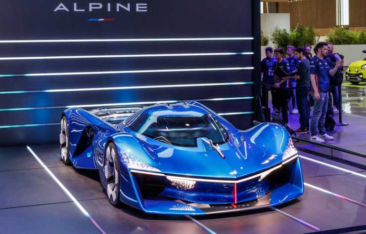 concept hydrogène Alpine Alpenglow