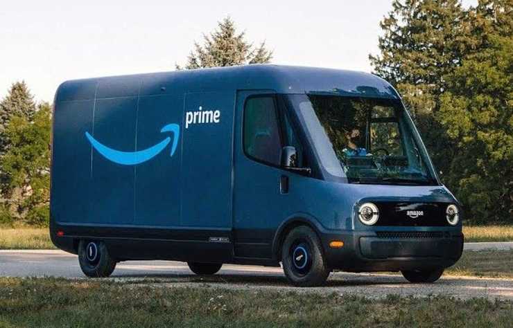 van électrique Rivian pour Amazon