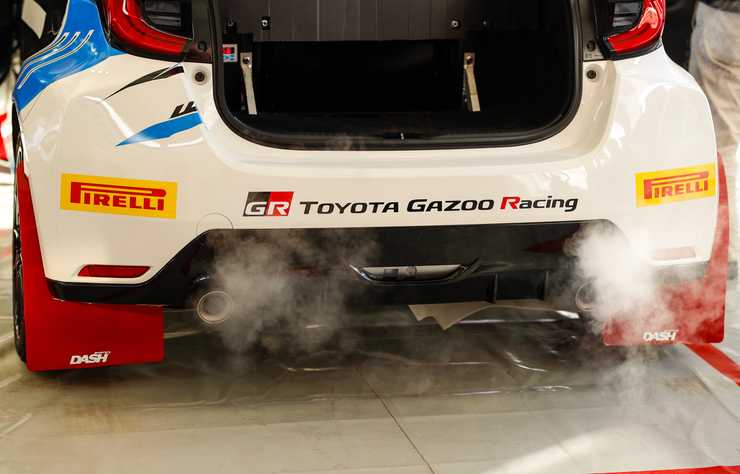 Toyota Yaris à hydrogène de compétition Gazoo Racing