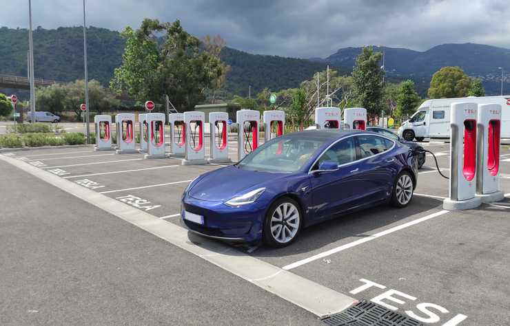 station de superchargeurs Tesla