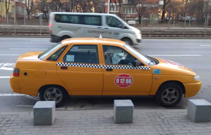 taxi à Sofia en Bulgarie