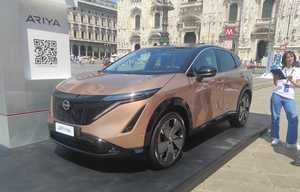 Nissan Ariya électrique, premier petit roulage