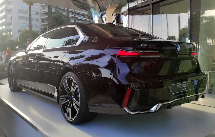 BMW i7 électrique au festival du film de Cannes