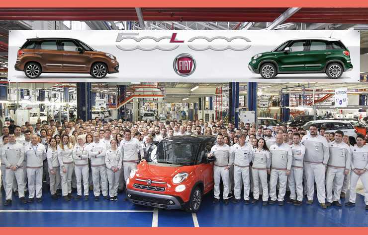 La 500 000 ème Fiat 500L produite à l'usine Fiat de Serbie