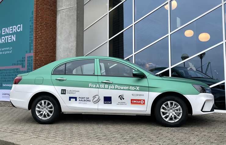 Geely Emgrand modifiée pour fonctionner au méthanol