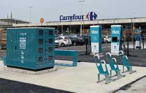 Carrefour, futur géant de la recharge des électriques