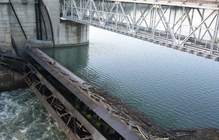 barrage sur le Rhône