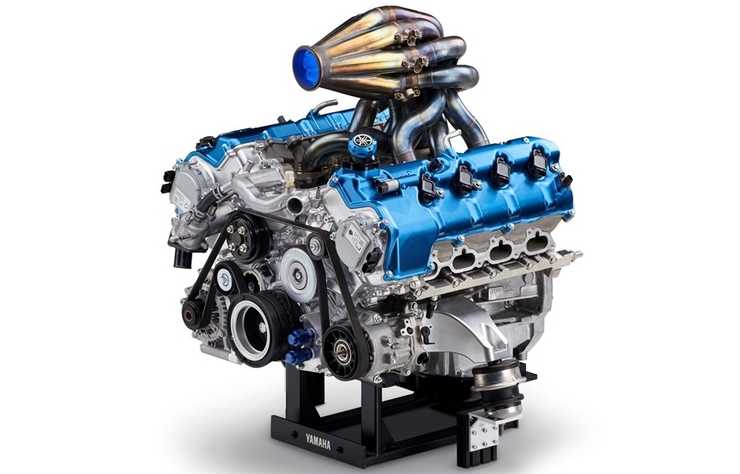 moteur V8 Lexus modifié à l'hydrogène par Yamaha