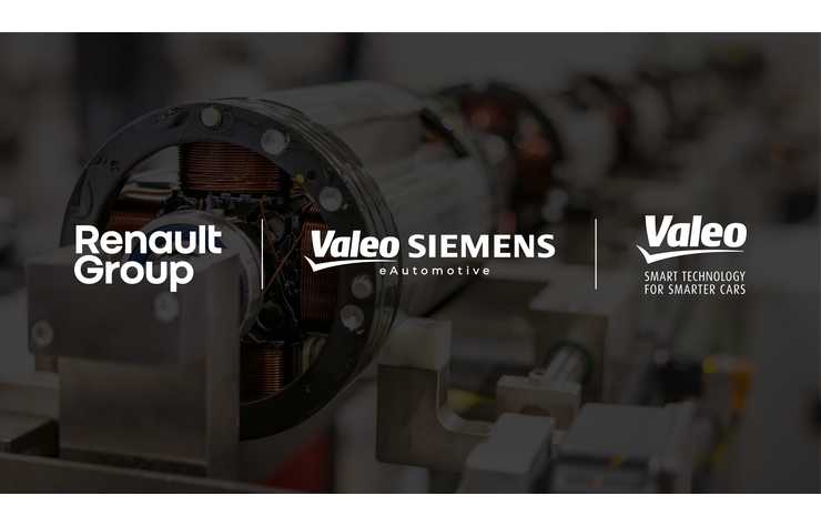 collaboration Renault et Valeo Siemens eAutomotive pour produire une machine électrique