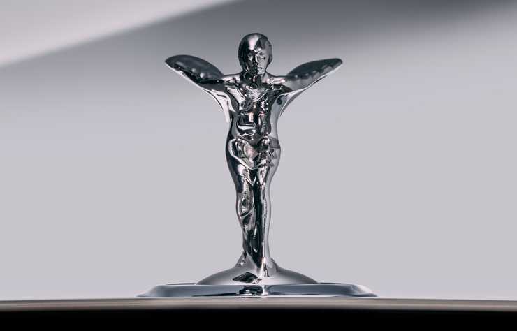 la mascotte de femme de Rolls Royce