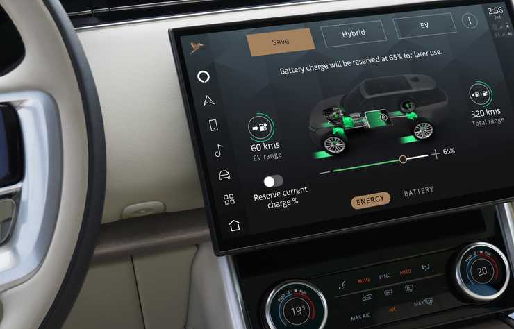 Range Rover hybride rechargeable