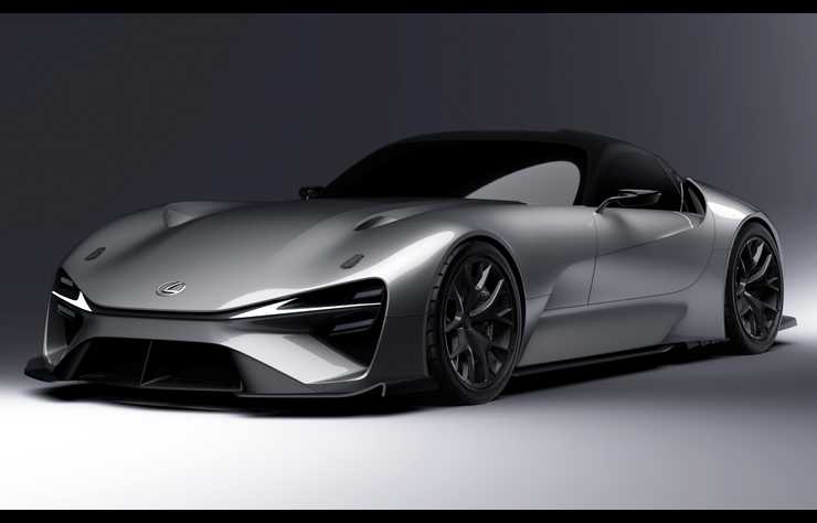 concept de supercar électrique Lexus