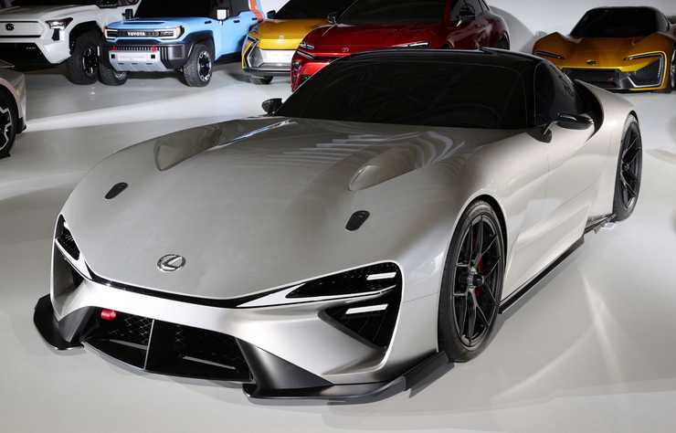 concept de supercar électrique Lexus