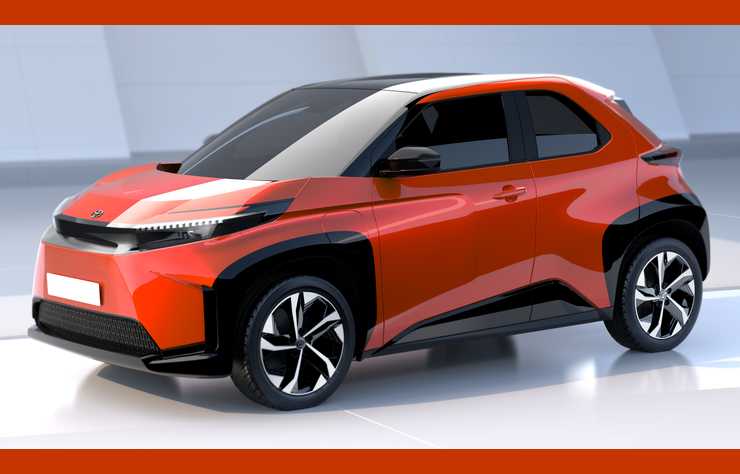 concept d'un petit crossover urbain électrique de Toyota