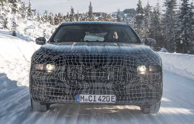 prototype BMW i7 électrique