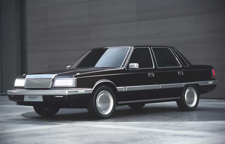 restomod électrique sur base Hyundai Grandeur de 1986