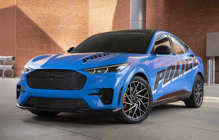 Ford Mustang Mach E testée par la police américaine à Detroit