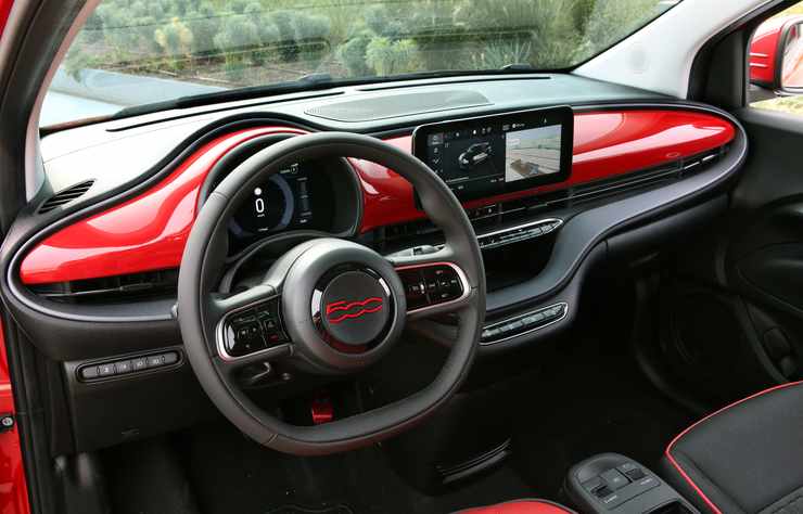 Fiat 500 électrique Red