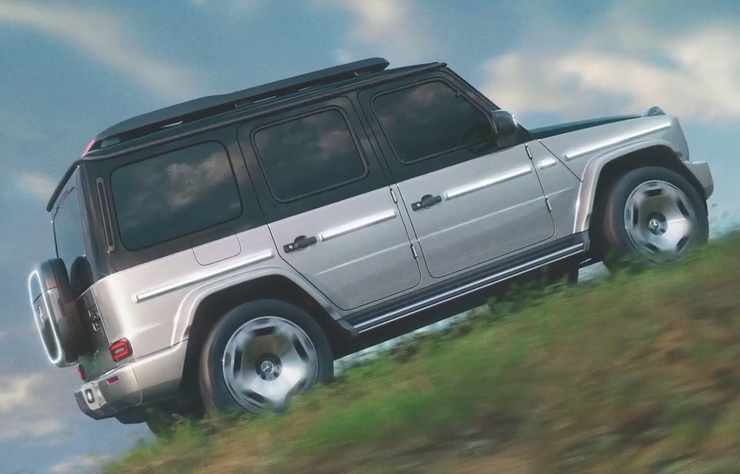 concept électrique Mercedes EQG