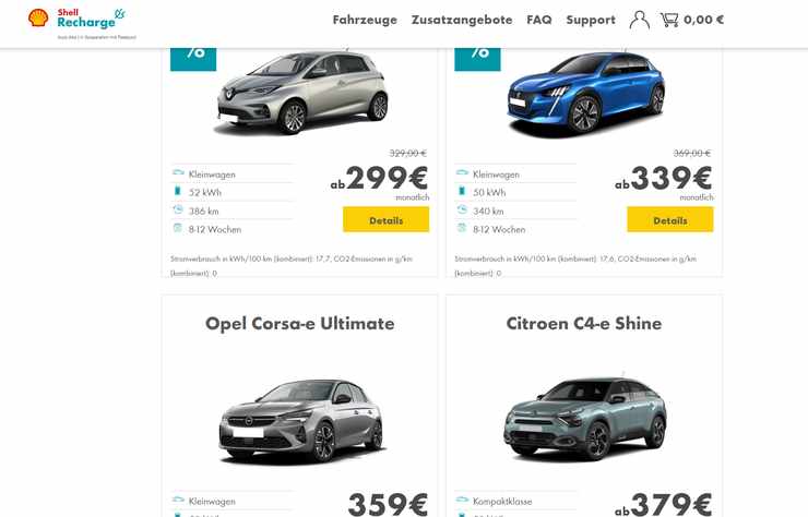 Shell Recharge Autoabo