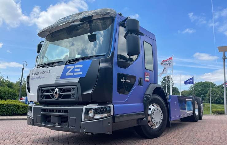 Poids lourd électrique Renault Trucks ZE