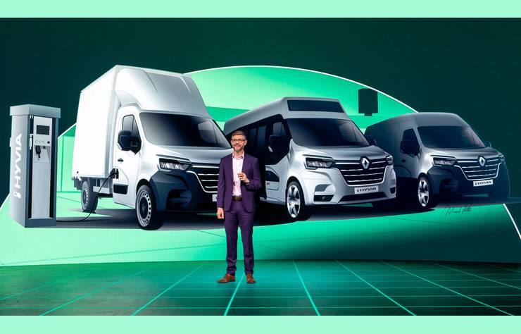 Les utilitaires Renault Master à hydrogène