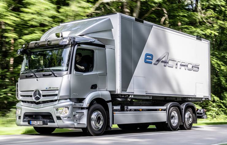 Mercedes eActros poids lourd électrique