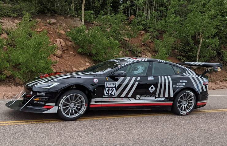 Tesla Model S Plaid au Pikes Peak