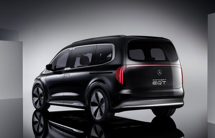 concept Mercedes EQT, le classe T électrique