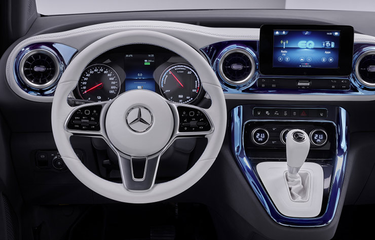 concept Mercedes EQT, le classe T électrique