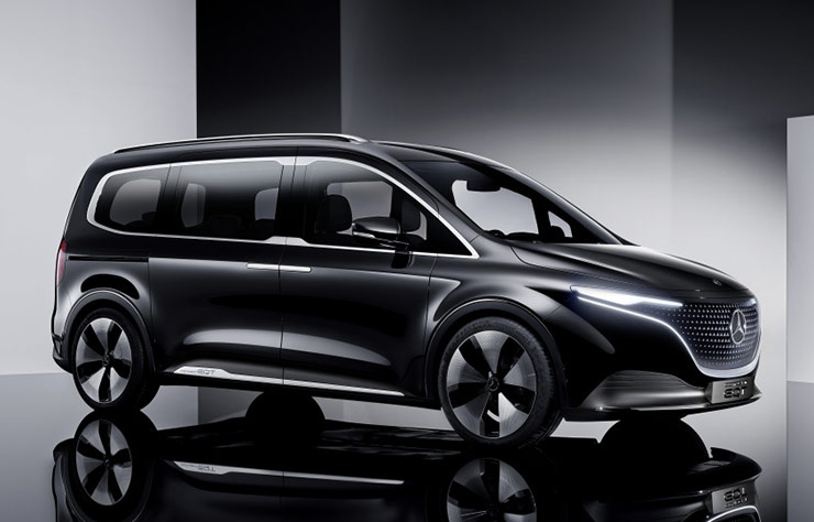 concept Mercedes EQT, le classe T électrique