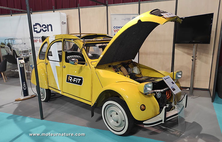 2CV électrifiée au salon Ever Monaco