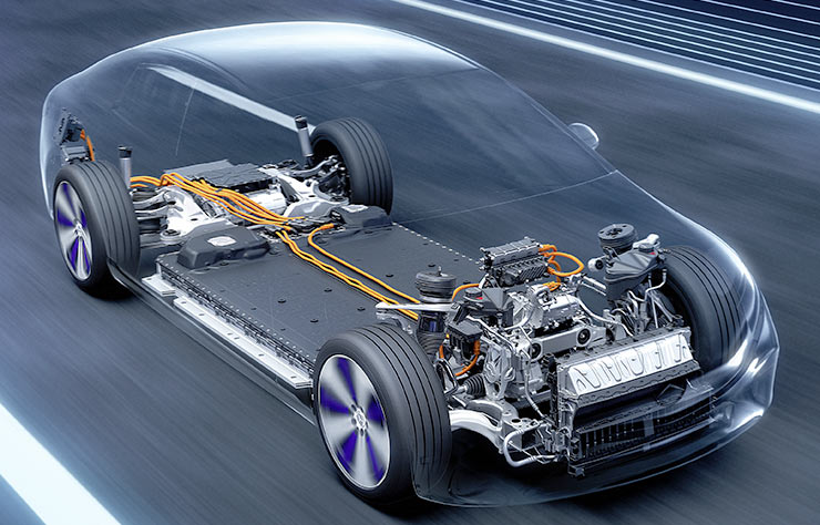 Mercedes EQS électrique