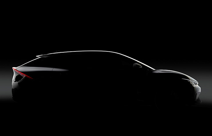 Teaser voiture électrique Kia EV6