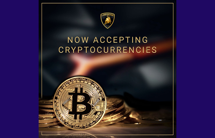 Concessionnaire Lamborghini acceptant le bitcoin