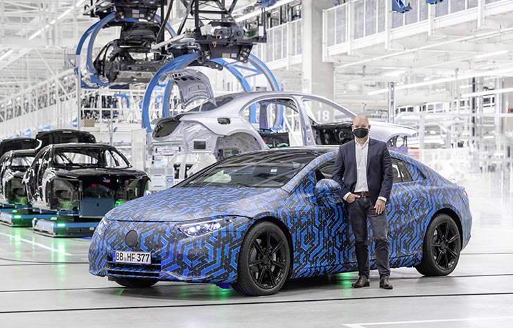 Prototype Mercedes EQS