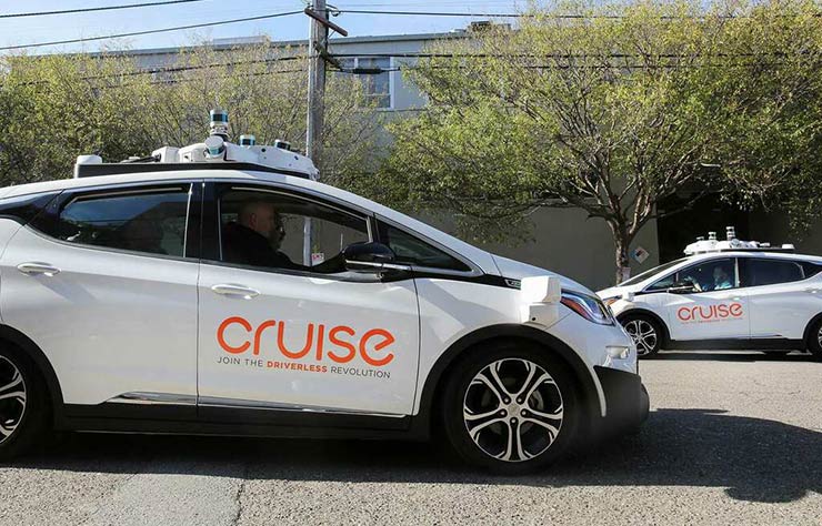Chevrolet Bolt électrique autonome Cruise à San Francisco