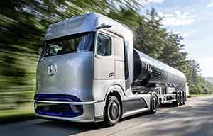 Mercedes avec Linde pour des poids lourds à l'hydrogène liquide