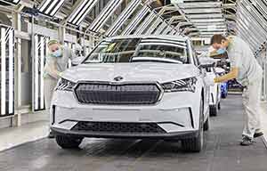 La Skoda Enyaq électrique est en production