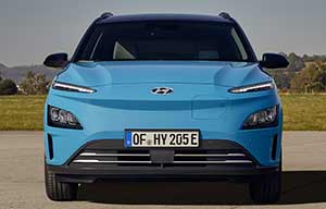Hyundai Kona EV : une nouvelle face avant unique