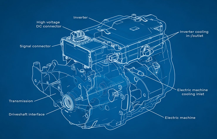 Moteur électrique Volvo