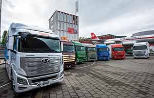 Poids lourds à hydrogène, les Hyundai Xcient sont en service