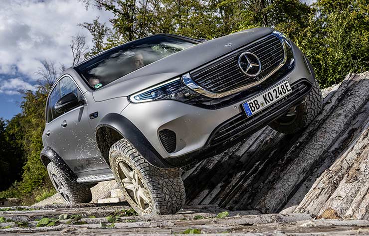 Prototype Mercedes EQC 4x4²