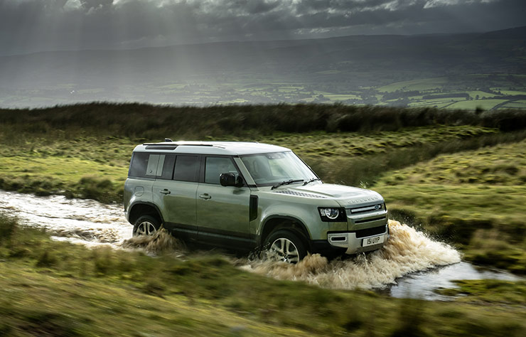 Land Rover Defender 110 hybride rechargeable