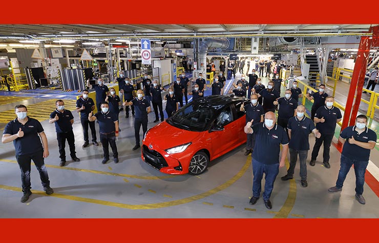 Toyota Yaris fabriquée en France